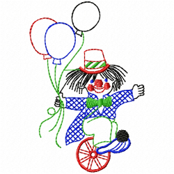 Joker Clowns Embroidery Design 5